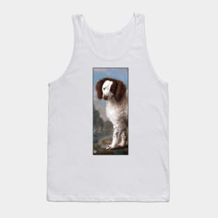 Water Spaniel on a hill by George Stubbs Tank Top